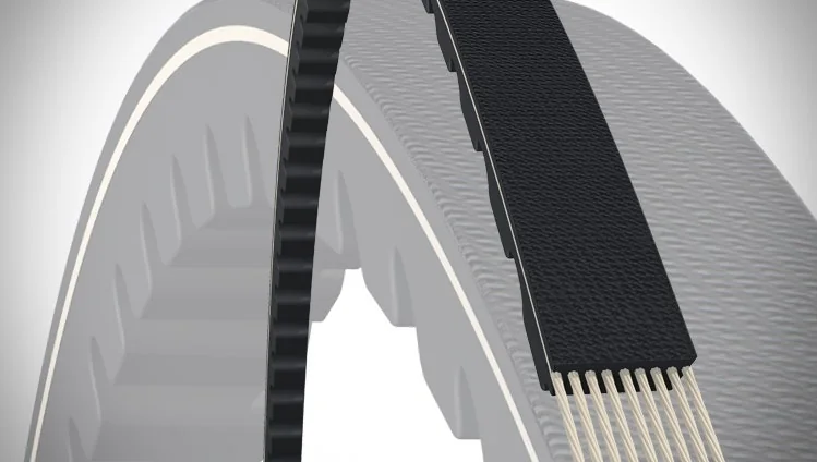 Continental industrial V-belt construction