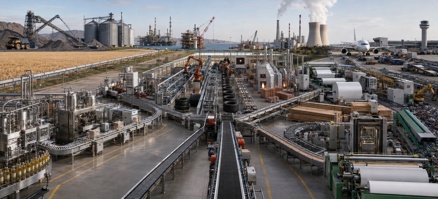 Core industrial applications served by QTM Group